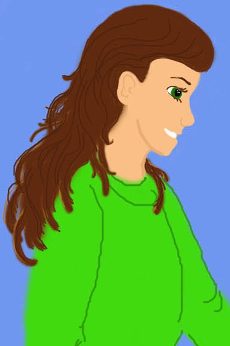 An image of Turtle, the young witch who first appears in The Magic Continues.